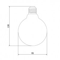 ΛΑΜΠΑ ΔΙΑΚΟΣΜΗΤΙΚΗ GLOBE G95 E27 40W